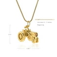 thumbnail image 2 of Tractors Cremation Jewelry for Ashes Ash Holder Urn Necklace Lockets for Human Ashes Memorial Pendant, 2 of 5