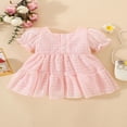 thumbnail image 3 of PENGXIANG Bébé Filles Robe d'Été Manches Courtes Cerise Princesse Robe, 3 of 9
