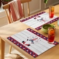 thumbnail image 4 of Independence Day Placemats Set of 12, Gnome Rustic Wood Non-Slip Place Mats Washable Table Mats for Kitchen Dining Table Decorations Indoor/Outdoor, 4 of 9