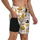 thumbnail image 2 of Balery Thanksgiving Bañador para hombre, shorts de playa de secado rápido con entrepierna y forro de compresión-Large, 2 of 6