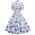 thumbnail image 1 of Pompotops Femmes Col Rond Mode Casual Couleur Unie Fente Irrégulière Jupe Sans Manches Robe de Fermeture Éclair, 1 of 7