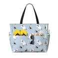 thumbnail image 1 of Easygdp Skiing penguin Bear Bolsa de Viaje de Playa de Gran Capacidad, Bolsa Tote Perfecta para la Playa, Escapadas de Fin de Semana y Viajes, 1 of 7