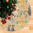 thumbnail image 5 of GZHJMY Halloween Christmas Tree Skirt Halloween Tree Skirt for Holiday Party Home Christmas Day Ornaments 36", 5 of 6