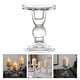thumbnail image 3 of 1 portavelas de cristal decorativo, candelabros románticos, adorno para el hogar, 3 of 8