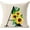 A, variant on Monogram Letter X Sunflower Pillow Covers 18x18 Inch,Spring Decor Throw Pillow Case Cushion Cover Summer Farmhouse Decor for Couch Sofa,Family Last Name Initial Pillow Case,Home Decorations