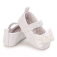 thumbnail image 2 of hirigin Baby Girls Bowknot First Walking Shoes Princess Soft Party Shoes for Newborn Infants Prewalker, 2 of 8