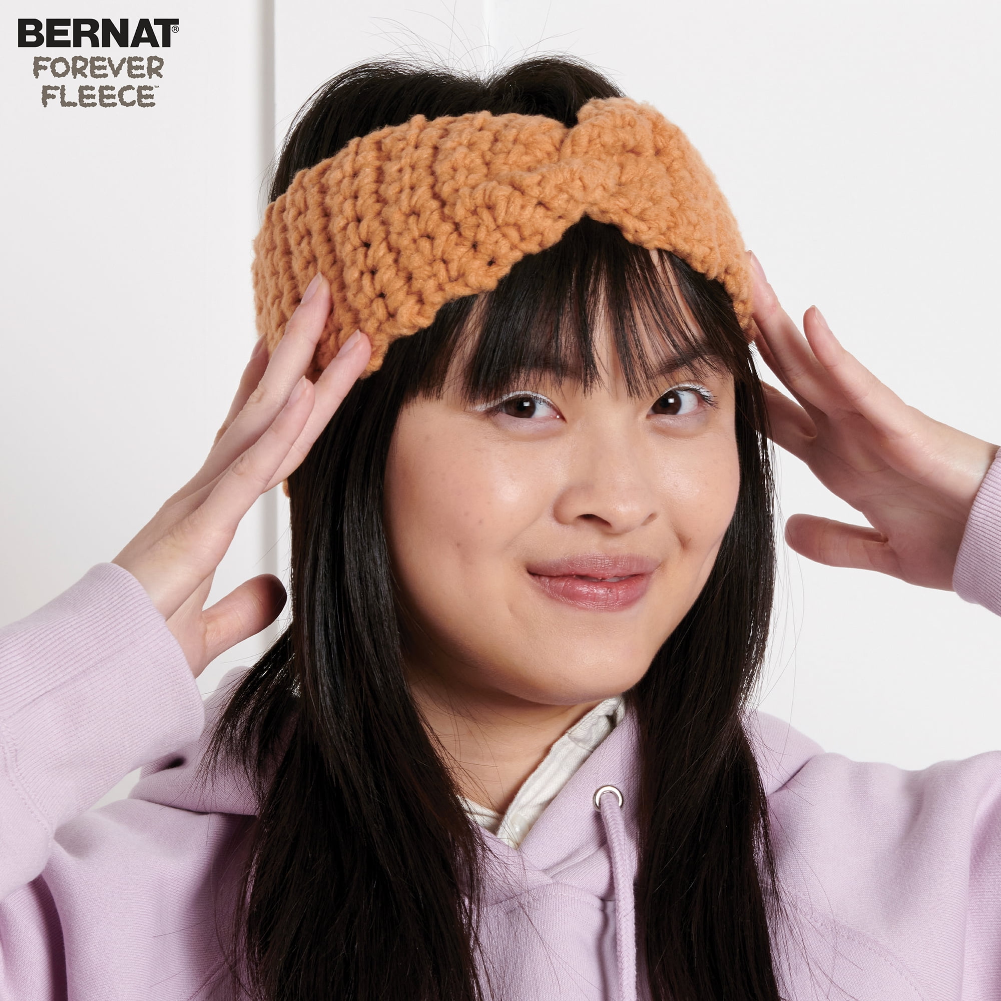 Bernat® Forever Fleece™ #6 Super Bulky Polyester Yarn, Winter Waves 9.9oz/280g 194 Yards
