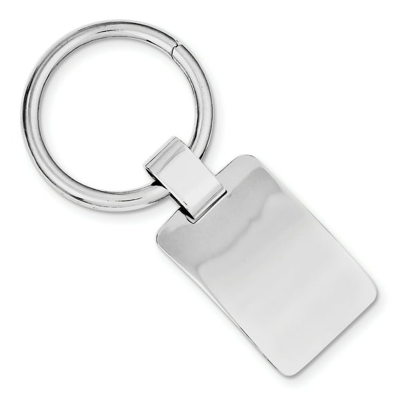 Beautiful Sterling Silver Rhodium Plated Key Chain
