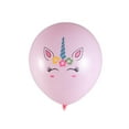 thumbnail image 4 of 20 globos de látex de unicornio de 12 pulgadas de colores para fiestas de cumpleaños, bodas y Navidad (rosa), 4 of 7