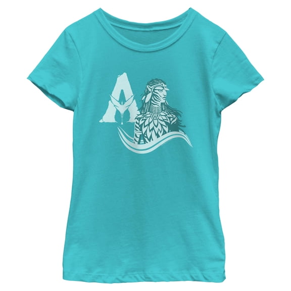 Girls Avatar: Fire and Ash Neytiri and Toruk Classic Symbol T Shirt