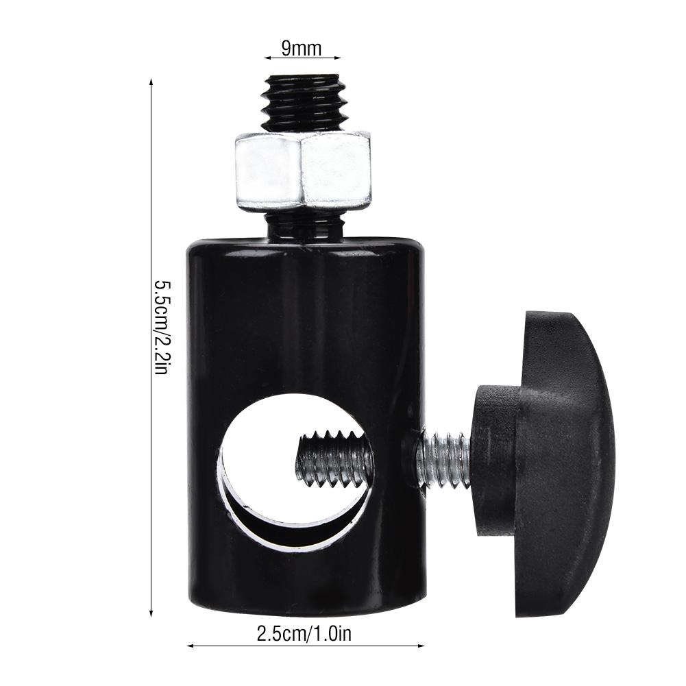 Kritne 3/8in Light Stand Adapter, Threaded Adapter for Light Stand