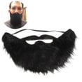 thumbnail image 3 of Disfraz Divertido De Halloween, Bigote, Fiesta De Halloween, Accesorios De Graduación, Decoración De Fiesta Pirata ANGGREK AGX515, 3 of 8