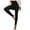 Black, variant on WTXUE Stirrup Leggings Women, Pantalones De Mujer Foot Strip Color High Step On Solid Tight And Waisted Pants Women's Yoga Slim Yoga Pants, Full-Length, Black