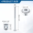 thumbnail image 2 of Uxcell 4 Set Tornillos para Marco de Cama, Tornillos de Cabeza Hexagonal M6 x 90mm, Tuercas de Barril para Cama Literas, Tornillos de Muebles con Cabeza en Forma de Arroz para Sillas y Cunas, Plata, 2 of 6