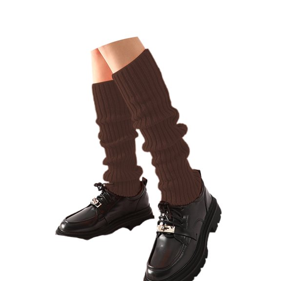 Knitted Over Knee Socks With Metal Charms Winter Thermal Stockings Leg Warmers For Cold Weather Casual Fashion Comfort