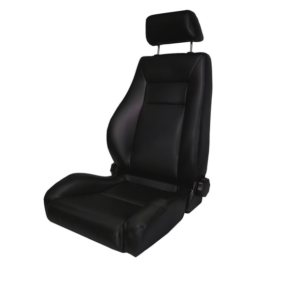 Rugged Ridge by RealTruck Ultra Seat for Jeep CJ/Wrangler YJ/TJ | Front, Reclinable, Black | 13404.01 | Compatible with 1976-2002 Jeep CJ & Wrangler YJ/TJ