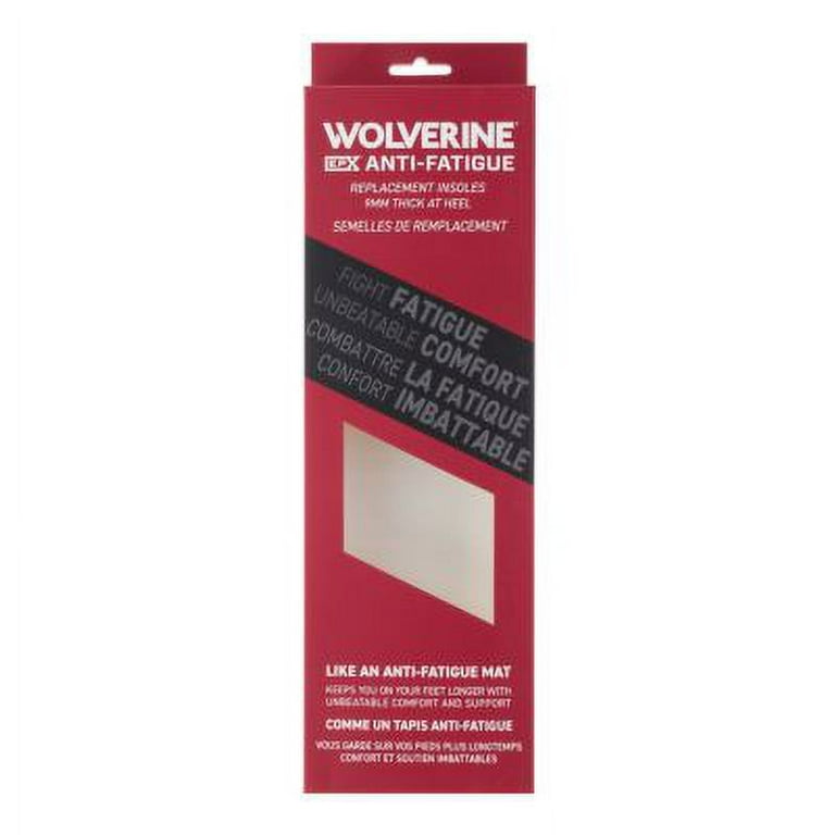 Wolverine EPX Anti Fatigue 9mm Insoles Men Red