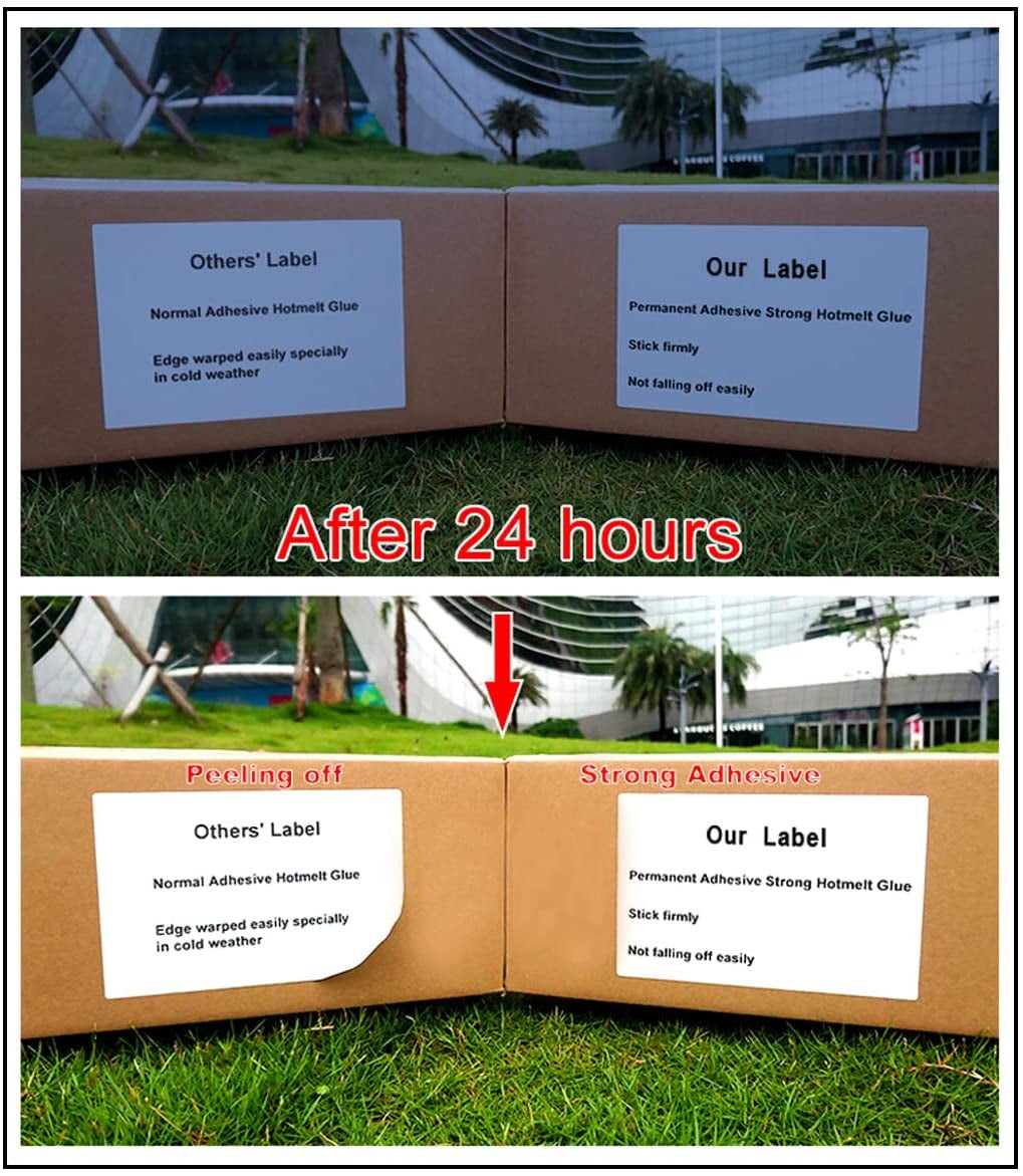 Shipping Labels 4 x 6 Thermal Labels 1744907 Compatible with Dymo 4XL Printers, Incidental Tear line ( 4 Rolls - 220/Roll- 880 Labels Total )