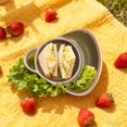 thumbnail image 2 of Leojiow Soup And Sandwich Plate Combo Ceramic Soup And Sandwich Plate With Handle Retro Stoneware Bowls & Side Bowls Easy To Clean For Breakfast One Size Tableware, 2 of 5