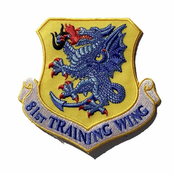 81st Training Wing Patch – Plastic Backing/Sew on, 4"