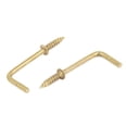 thumbnail image 2 of Uxcell Gancho de tornillo en forma de L de 39mm x 14mm para colgar 20Pcs, 2 of 3