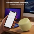 thumbnail image 3 of Bobtot Portable Bluetooth Speaker Waterproof Bluetooth Speaker Mini Outdoor Speake 20 Hours Playtime Built-in Mic Great Gift Choice（Rice yellow）, 3 of 9