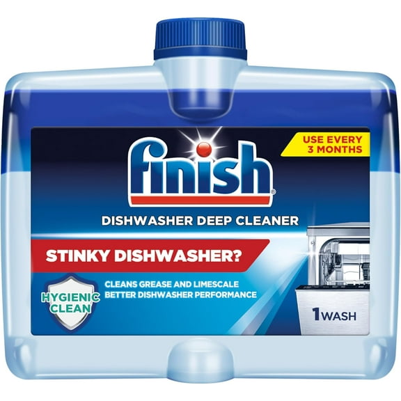 Dishwasher Cleaner Liquid, Deep Cleans Hidden Grease & Limescale, Fights Odors & Maintains Performance, 3 Month Supply