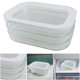 thumbnail image 5 of Caja para Verduras Refrigerada Con Tapa Caja Almacenamiento Transparente para Congelador Alimentaria para Refrigerador 22 5*16*8 5 Cm, 5 of 9