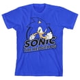 thumbnail image 4 of Sega Modern Sonic the Hedgehog Youth Boys Royal Blue Graphic Tee-XL, 4 of 6