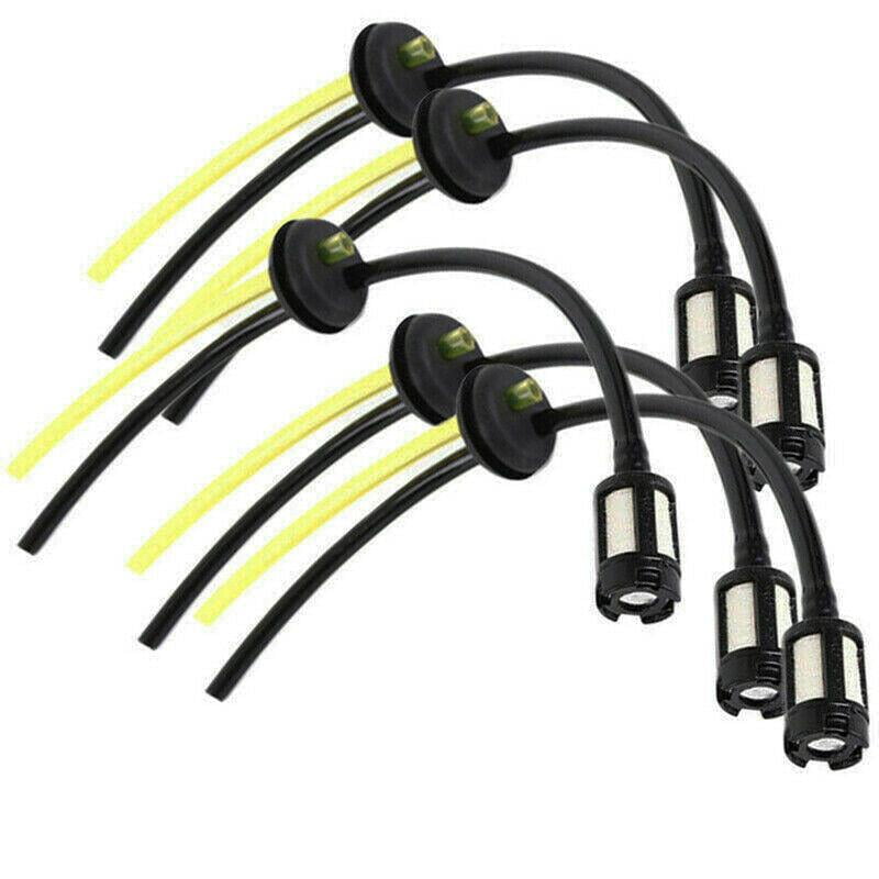 Petrol Strimmer Fuel Hose Pipe With Tank Filter assembly & Grommet 5PCS