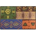 thumbnail image 2 of GZHJMY African Tribal Print Area Rug Rugs Non-Slip Floor Mat Doormats Living Room Bedroom 31 x 20 inches, 2 of 5