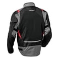 thumbnail image 2 of Castle Pulse 2 Mens Textile Motorcycle Jacket Black/Charcoal/Red XXL, 2 of 2