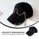 thumbnail image 3 of ADDHAT De Béisbol Casual Con Anillo Metálico Y Clásico Para Deportes, 3 of 6