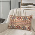 thumbnail image 5 of Salouo Traditional Tribal Aztec Print Print Pillow Case Cover,Wrinkle-Free Bed Pillow Cover Pack of 1 Home Decor Fade-Resistant and Stain-Resistant ,Pillows Not Included -14"x20", 5 of 8