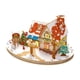thumbnail image 3 of Casa de Navidad de madera DIY Decoración navideña Decoración de paisaje Brillante Juguete de bricolaje hecho a mano estilo C, 3 of 9