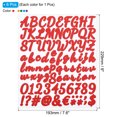 thumbnail image 2 of Unique Bargains Alphabet Letters Numbers Stickers Set, 6 Sheets Vinyl Cursive Decal, 6 Colors, 2 of 6