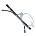 thumbnail image 3 of Single Lens Reading Glasses Magnifying Switchable Lens Eye Makeup Spectacles for Elderly Clear Blue Frame +2.00, 3 of 4