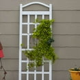 thumbnail image 6 of Dura-Trel Cambridge 28 by 75 Inch Outdoor Garden Patio Trellis, White, 6 of 8