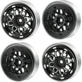 thumbnail image 2 of RCLIONS 4PCS Aluminum RC Car Beadlock Wheel Rims for TRX4M 1/18th RC Crawler Buggy Car (Black), 2 of 6