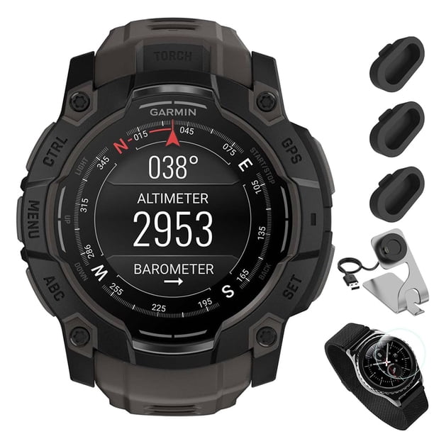 Reloj inteligente Garmin Instinct 3 Outdoor GPS 50 mm AMOLED negro