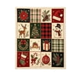 thumbnail image 6 of Ouuluon Soft Flannel Christmas Throw Blanket, Warm Cozy Holiday Blanket for Sofa Couch Bed, 6 of 6