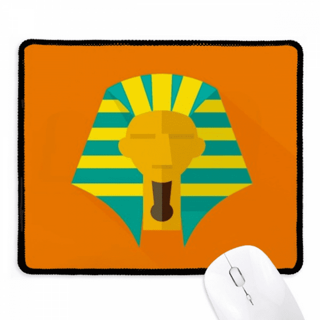Ancient Egypt Pattern Pharaoh Mousepad Stitched Edge Mat Rubber Gang