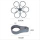 thumbnail image 2 of 5pcs Foldable Rotating Portable Glass Coffee Cup Portable Cup Holder, 2 of 2