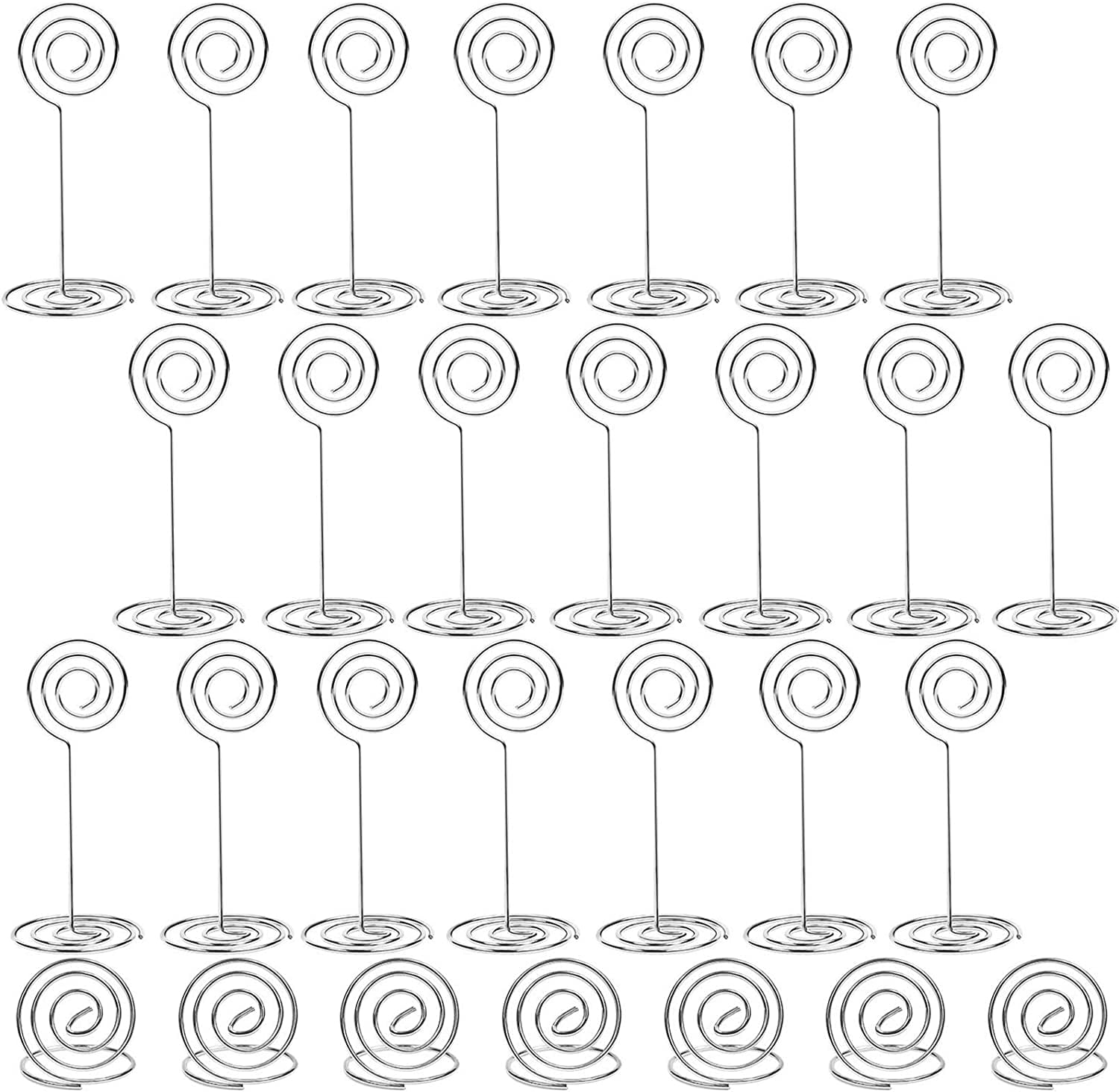 40PCS Table Number Holder Name Holders 20 Pieces Stand Table Holder and