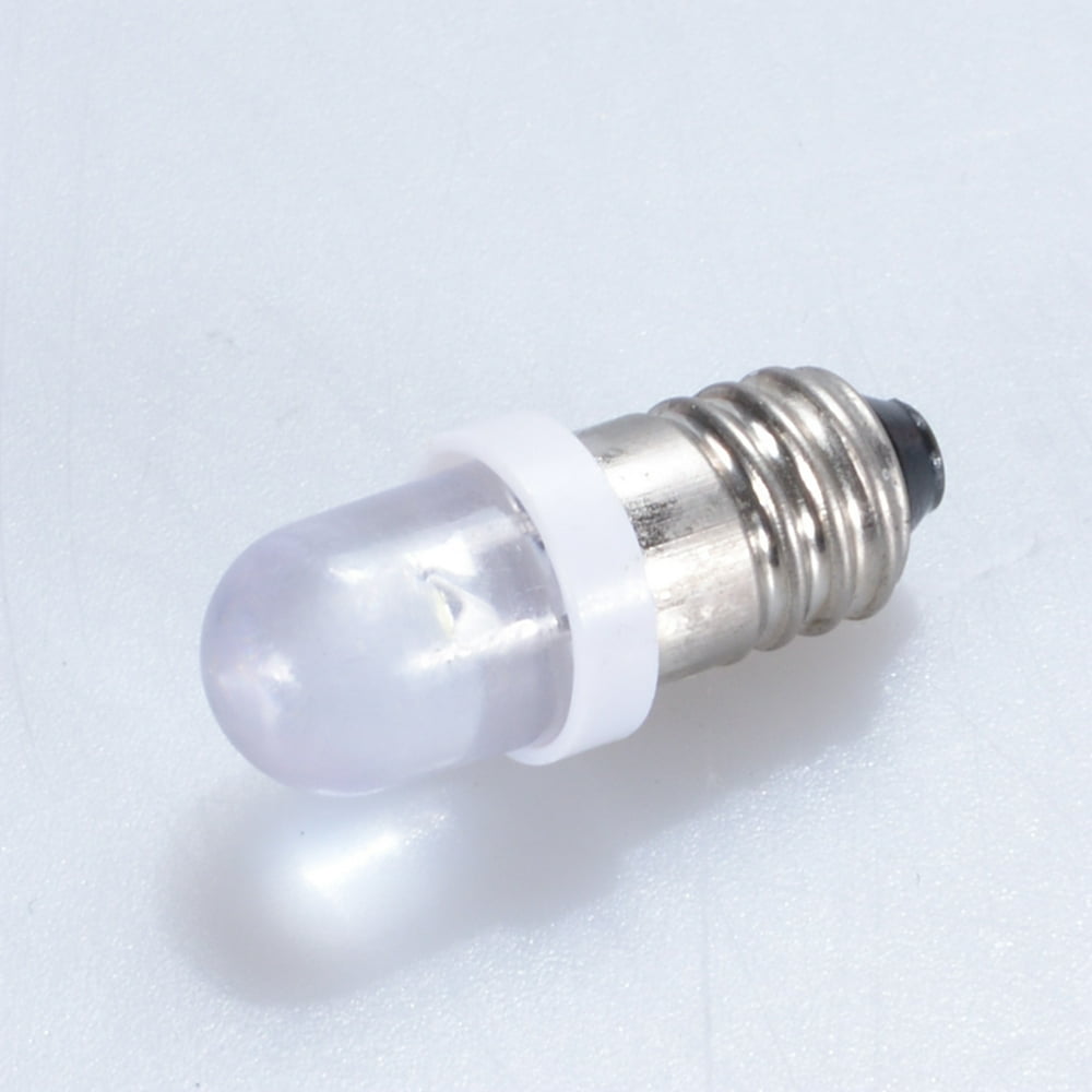 E10 Light Bulbs DC 6/12/24V LED Screw Base Indicator Bulb Mini Warning