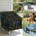 thumbnail image 3 of Renewold Waterproof Patio Chair Covers Wind-Proof Dust Proof High Back Chair Covers Patio Furniture Protector for Outdoor Furniture, 29"W x 33"D x 36"H, Sun Moon Star Colorful, 3 of 7
