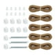 thumbnail image 3 of Kit de reparación de persianas plisadas para vehículos recreativos, cables de repuesto, resortes y bujes de cable fáciles de usar Marrón, 3 of 9