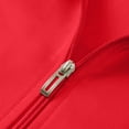 thumbnail image 3 of Guluxicc Mens Athletic Jackets with Pockets Color Block Mock Neck Full Zipper Long Sleeve Gym Workout Jackets for Running Everyday Fall Winter, 3 of 6