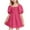 Red, variant on Gamivast Girls Dresses Summer Square Neck Puff Sleeve Dress A-Line Smocked Cute Mini Dresses Vacation Flowy Beach Dress Spring Dresses for Juniors Black 5T Camisas Para Mujer