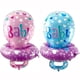 thumbnail image 4 of Globo de helio con chupete para baby shower, anuncio de bebé Azul, 4 of 8